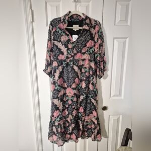 NWT Floral Midi Dress
